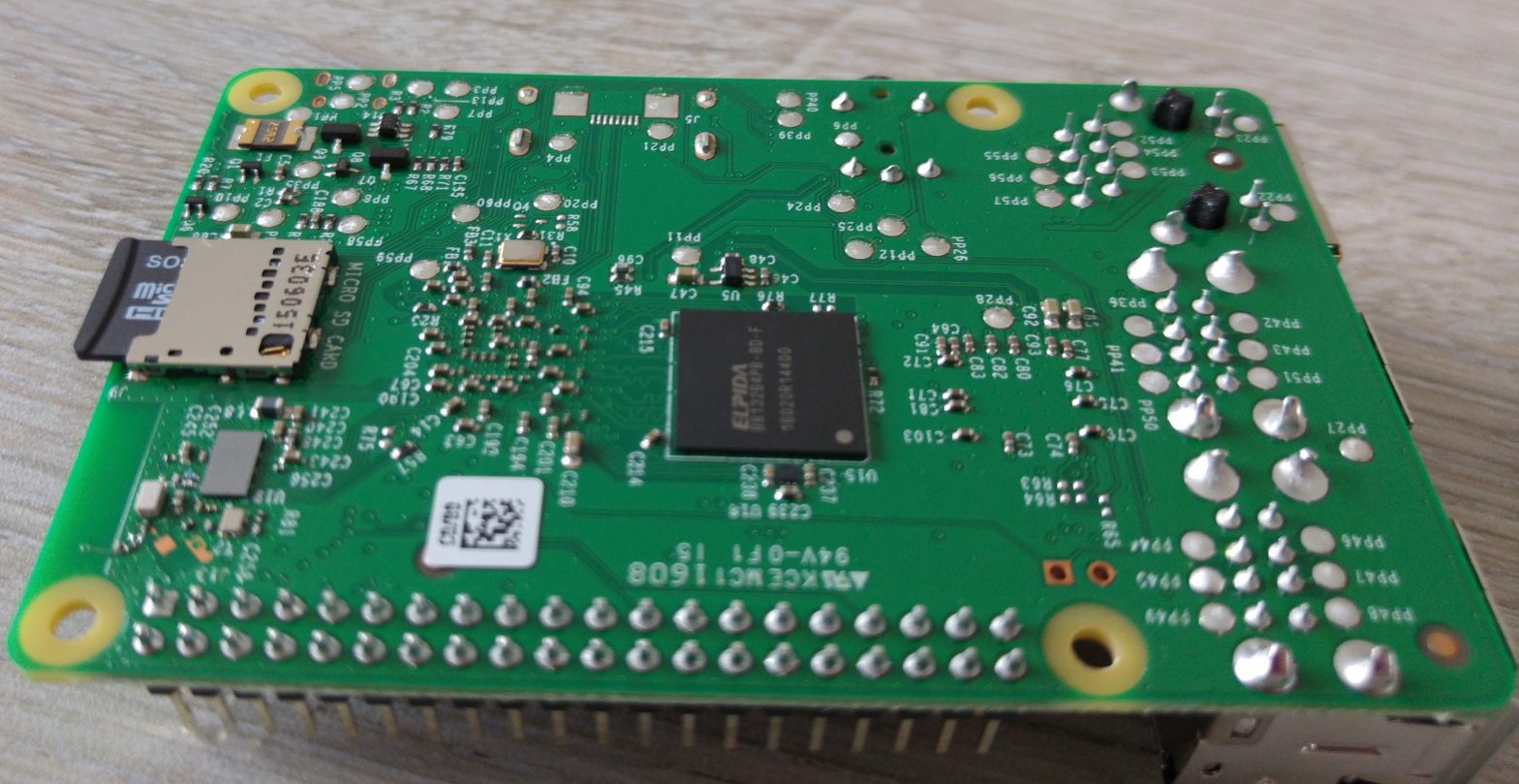 De hardware van de Raspberry Pi 3